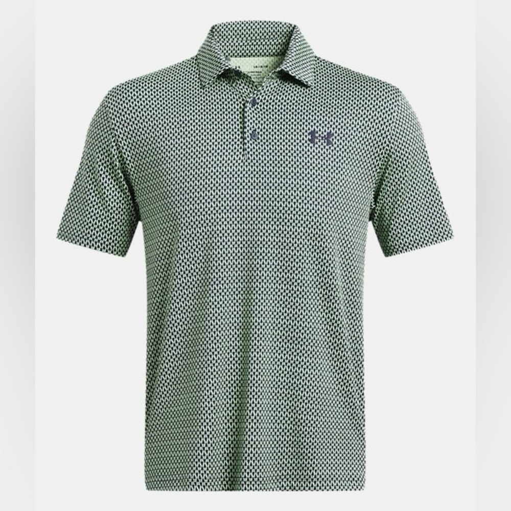 Under Armour Playoff 3.0 Printed Polo Large. NWT